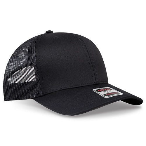OTTO CAP 112-1 - 6 Panel Mid Profile Mesh Back Trucker Hat