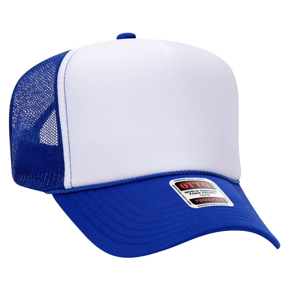 OTTO CAP 39-165 Foam Trucker Hat 5 Panel High Crown Trucker Cap - OSFM - OTTO 39