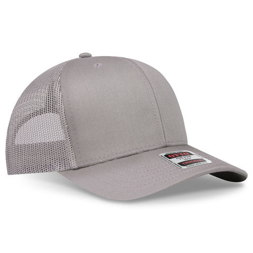 OTTO CAP 112-1 - 6 Panel Mid Profile Mesh Back Trucker Hat