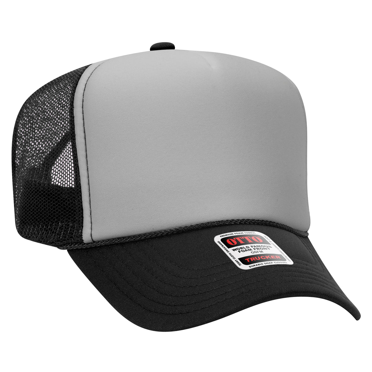 OTTO CAP 39-165 Foam Trucker Hat 5 Panel High Crown Trucker Cap - OSFM - OTTO 39