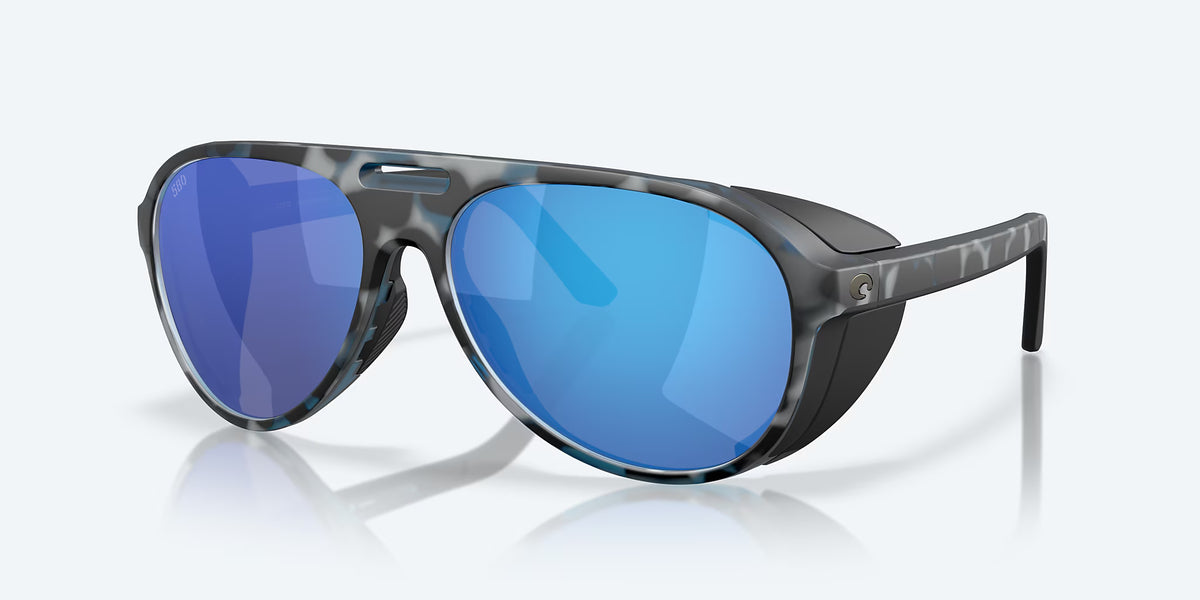 Costa Grand Catalina Polarized Aviator Sunglasses – Heritage Frame with Removable Side Shields, Pathfinder Performance Features & 580 Lens Technology