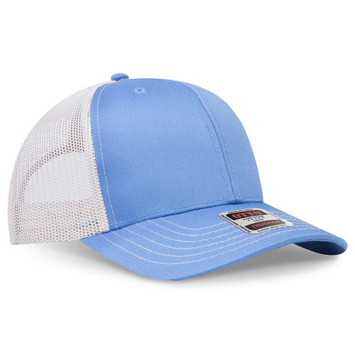 OTTO CAP 112-1 - 6 Panel Mid Profile Mesh Back Trucker Hat