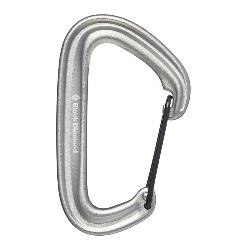 Black Diamond LiteWire Carabiner | Lightweight and Durable Carabiner for Secure Climbing and Gear Attachment