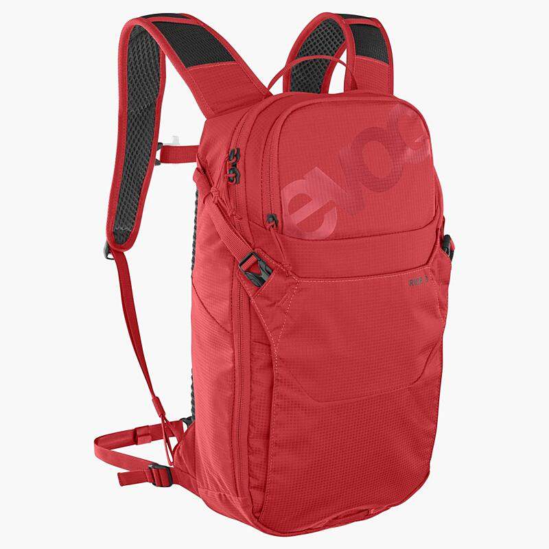 EVOC Ride 8L Hydration Bag Compact Hydration Backpack with Dual Access and Helmet Storage