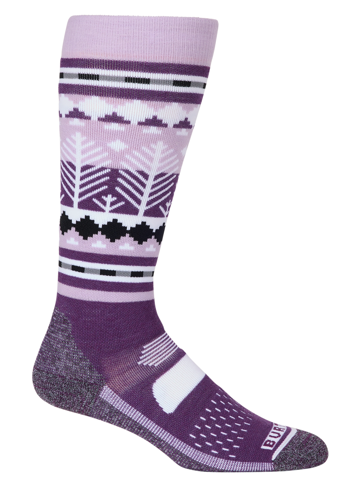 Burton Performance Midweight Snowboard Socks Women's - Snowy Pines