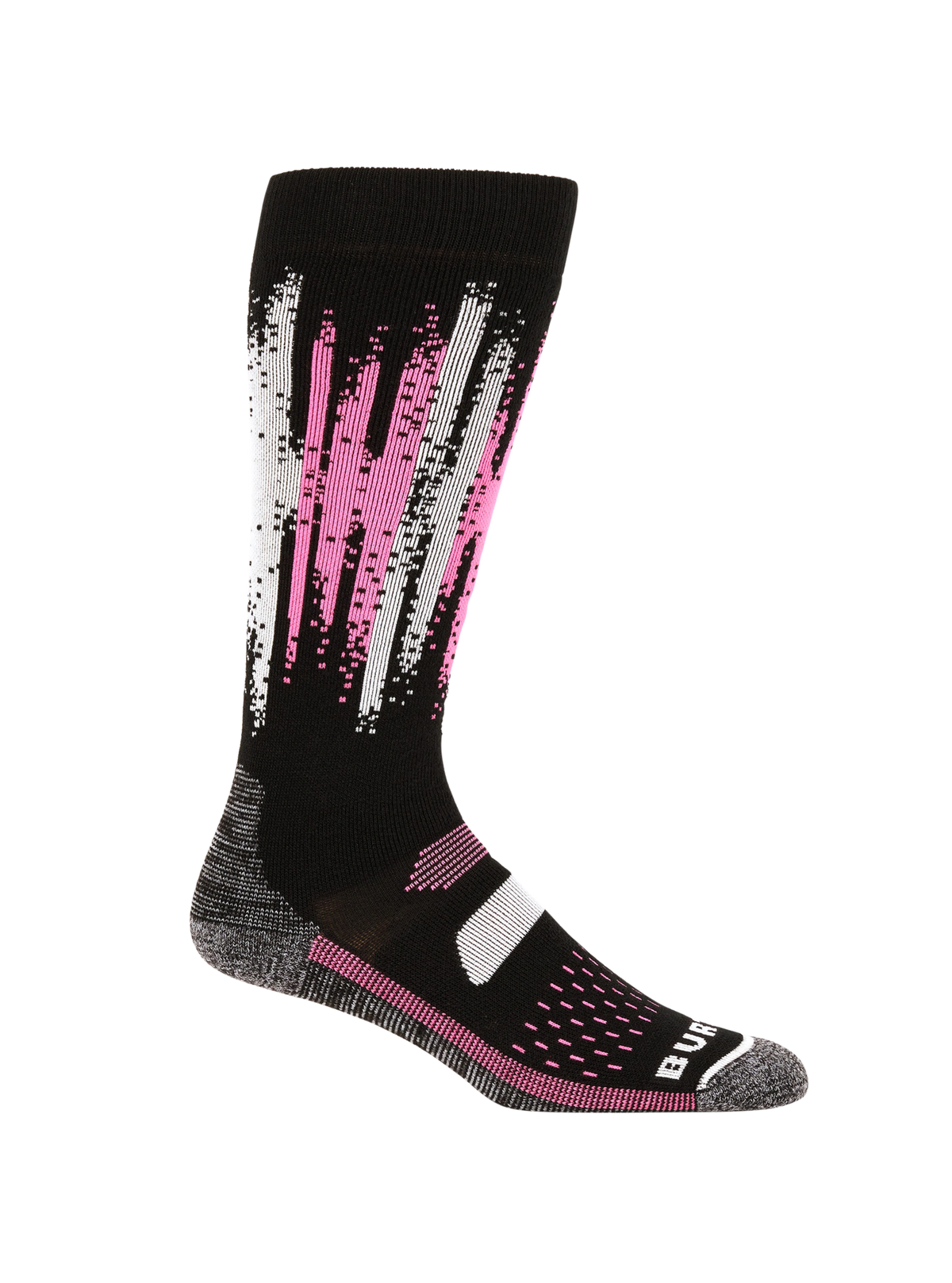 Burton Performance Midweight Snowboard Socks Women's - Shockwave Stripes
