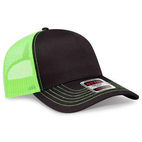 OTTO CAP® 102-664 - 5 Panel Low Profile Mesh Back Trucker Hat