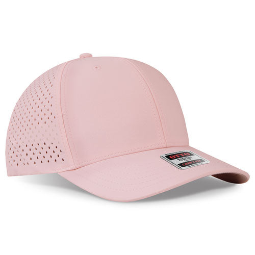 OTTO CAP® 110-1 - 6 Panel Mid Profile Perforated Performance Cap – Breathable Adjustable Baseball Hat