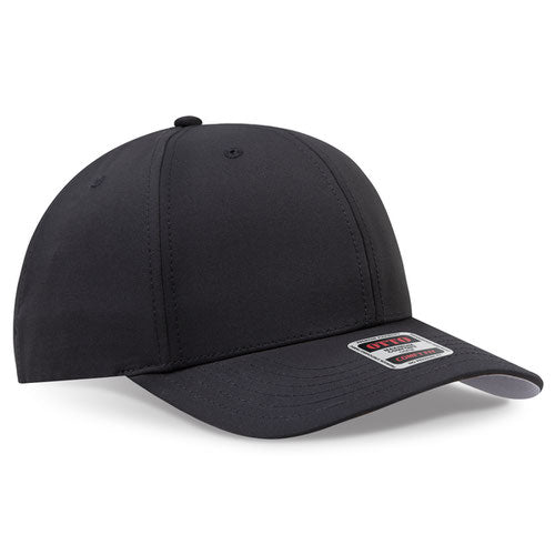 OTTO CAP® 110-2 Comfy Fit 6 Panel Mid Profile Snapback Cap – Stretch Performance Baseball Hat