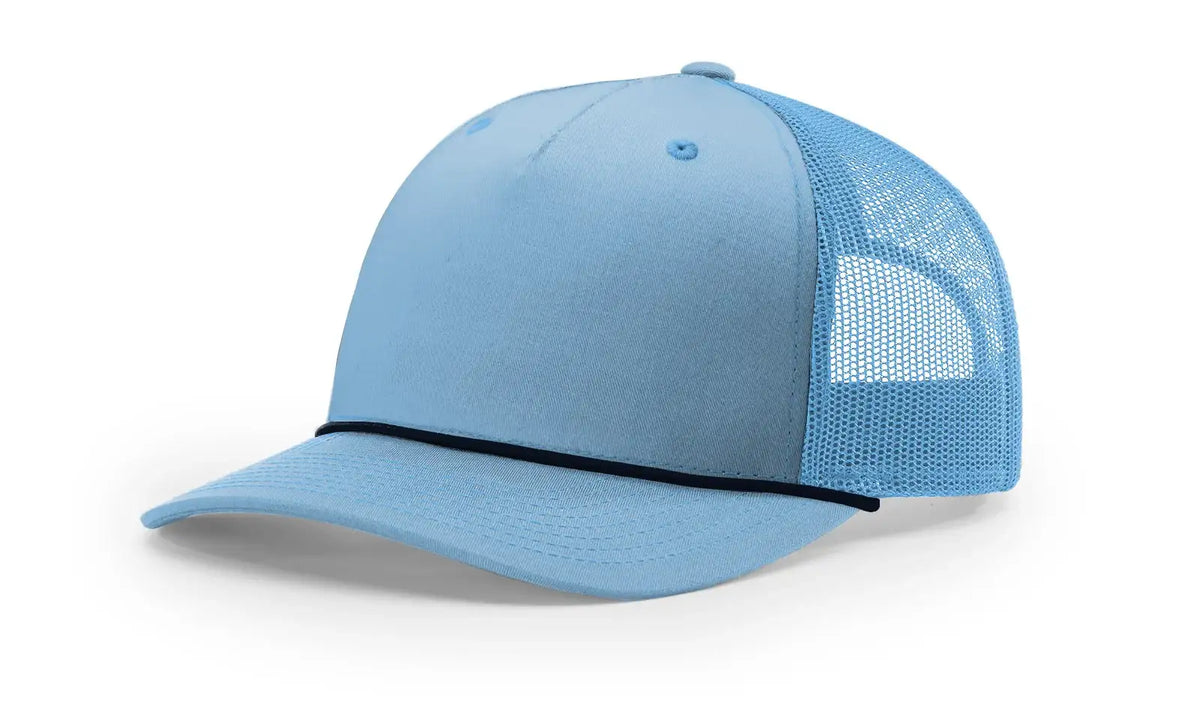 Richardson 112FPR Five-Panel Rope Trucker Hat – Structured Mesh-Back Snapback Cap