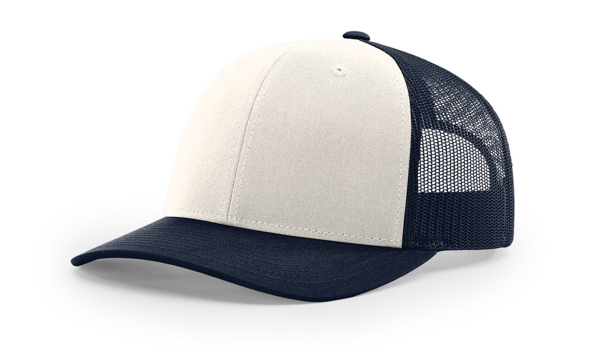 Richardson 112 Trucker Hat Ball Cap Meshback Hat Snapback Cap Trucker Cap - OSFM