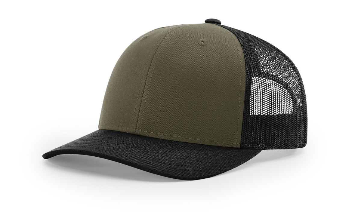 Richardson 112 Trucker Hat Ball Cap Meshback Hat Snapback Cap Trucker Cap - OSFM