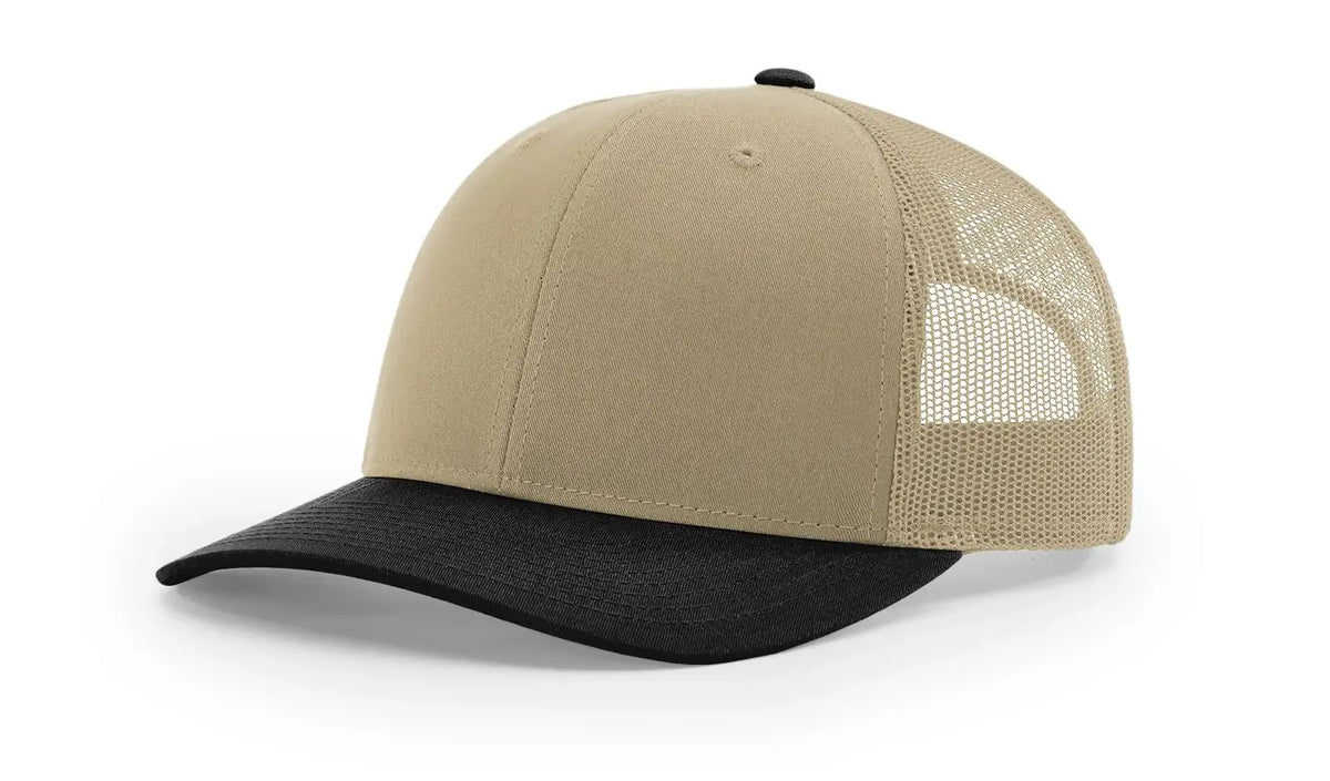 Richardson 112 Trucker Hat Ball Cap Meshback Hat Snapback Cap Trucker Cap - OSFM