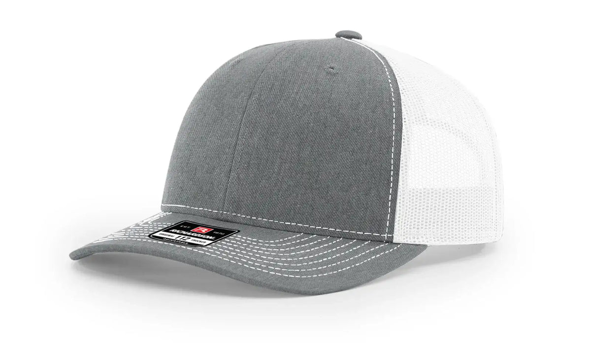 Richardson 112 Trucker Hat Ball Cap Meshback Hat Snapback Cap Trucker Cap - OSFM