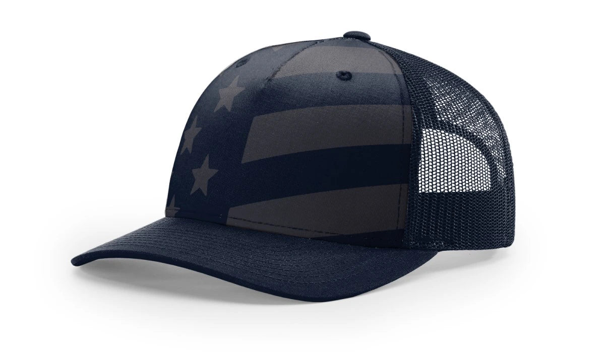 Richardson 112PFP - Navy/Tonal Stars & Stripes