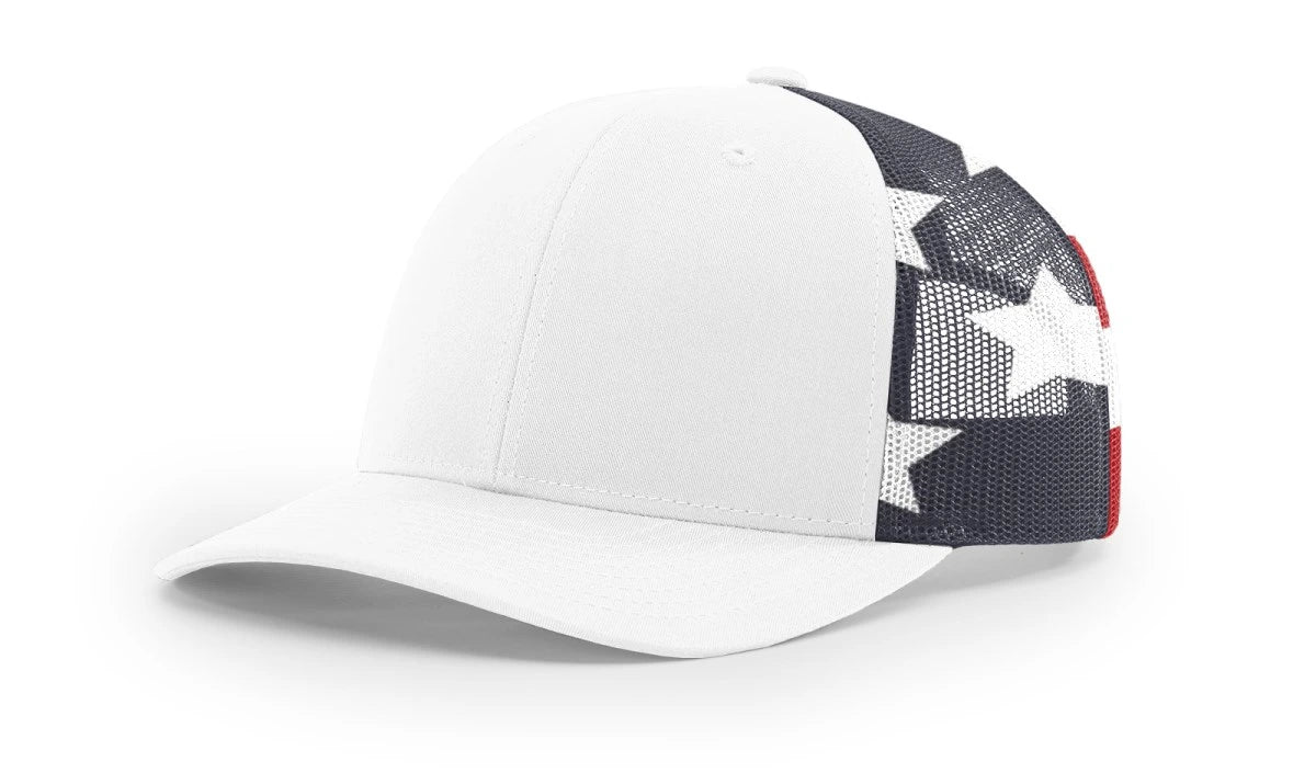 Richardson 112PM - White/Stars Stripes
