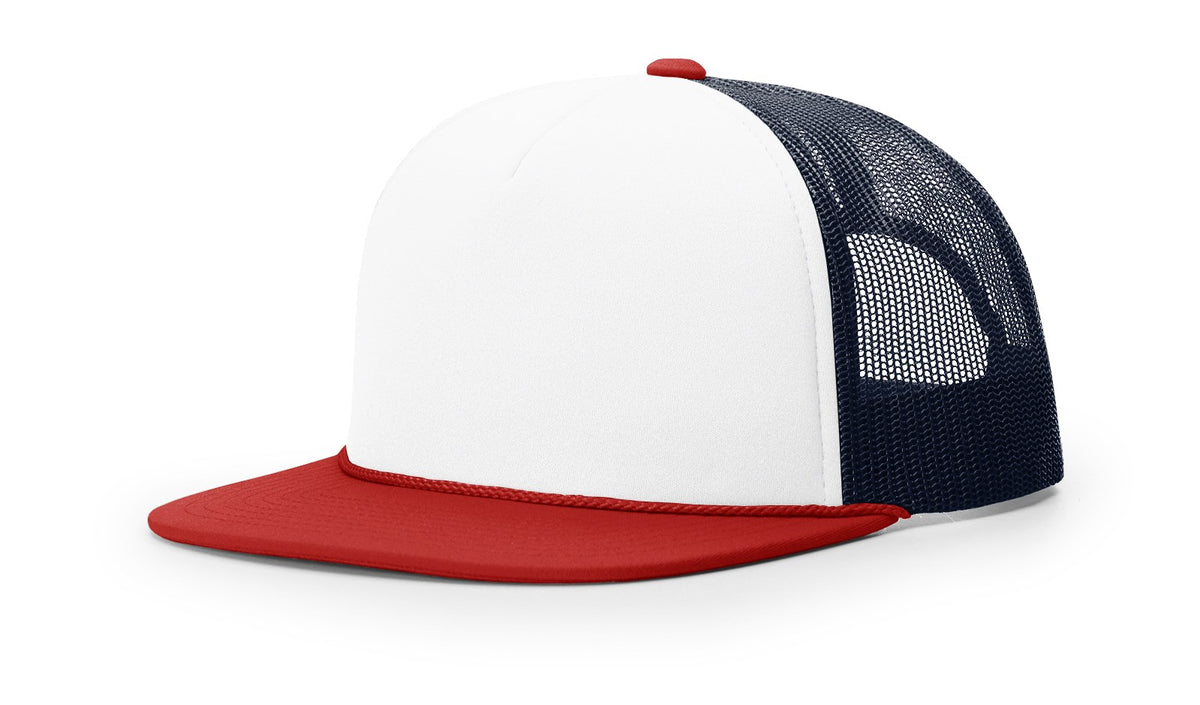 Richardson 113 Foamie Trucker Hat – Foam-Front Mesh-Back Snapback Cap OSFM