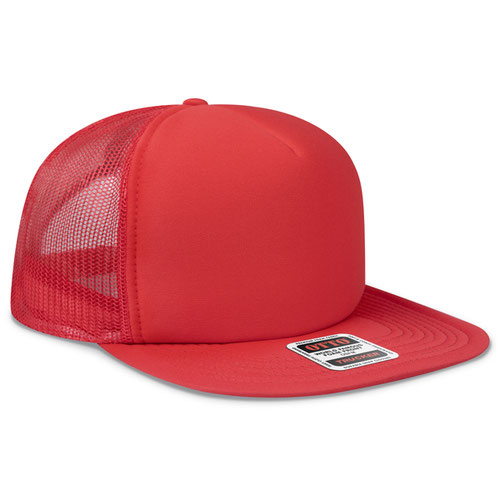 OTTO CAP® 132-1037 - OTTO SNAP 5 Panel High Crown Mesh Back Trucker Snapback Hat
