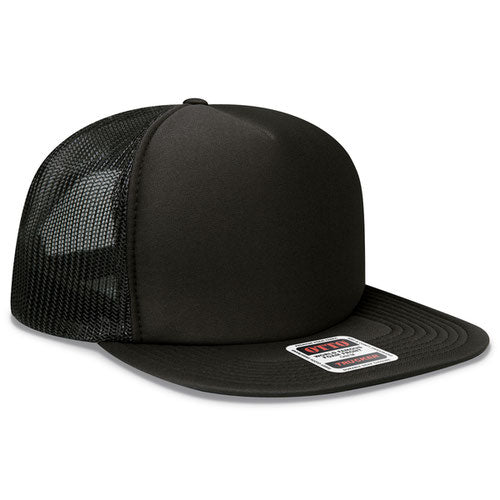 OTTO CAP® 132-1037 - OTTO SNAP 5 Panel High Crown Mesh Back Trucker Snapback Hat