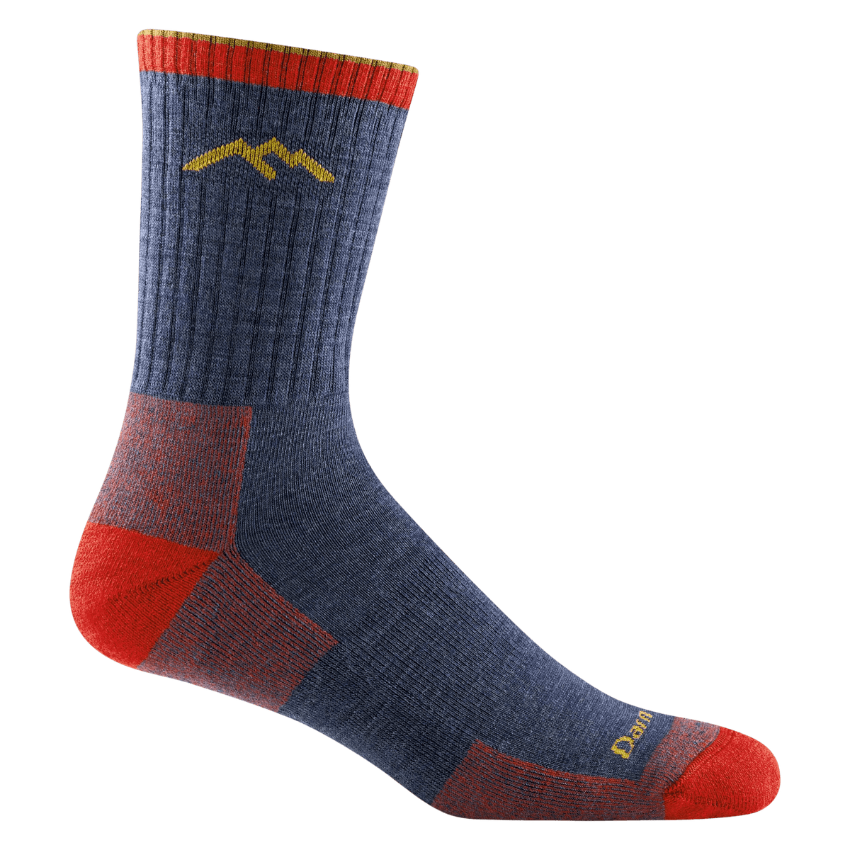 Darn Tough 1466 Hiker Micro Crew Midweight Socks - Men's - Durable Merino Wool, Moisture-Wicking, Arch Support for Thru-Hiking