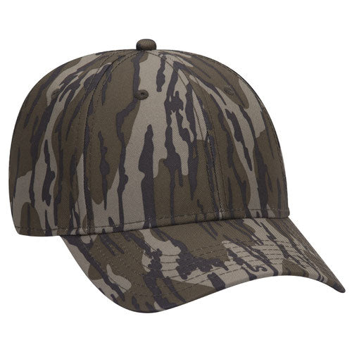 OTTO CAP® 171-1295 - Mossy Oak Camouflage 6 Panel Low Profile Baseball Cap