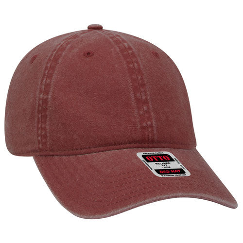 OTTO CAP 18-202 - 6 Panel Low Profile Dad Hat