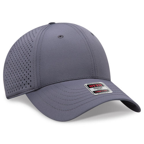 OTTO CAP® 19-5 - OTTO COMFY FIT® 6 Panel Low Profile Perforated Cap