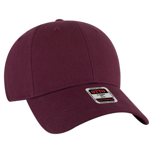 OTTO CAP® 19-503 - 6 Panel Low Profile Baseball Cap