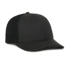 Outdoor Cap AM‑102 - Pro‑Round Structured Cotton‑Twill Cap with Slight Pre‑Curved Visor