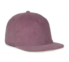Outdoor Cap CORD01 - High‑Crown Unstructured Corduroy Cap with Flat Visor and Moisture‑Wicking Sweatband