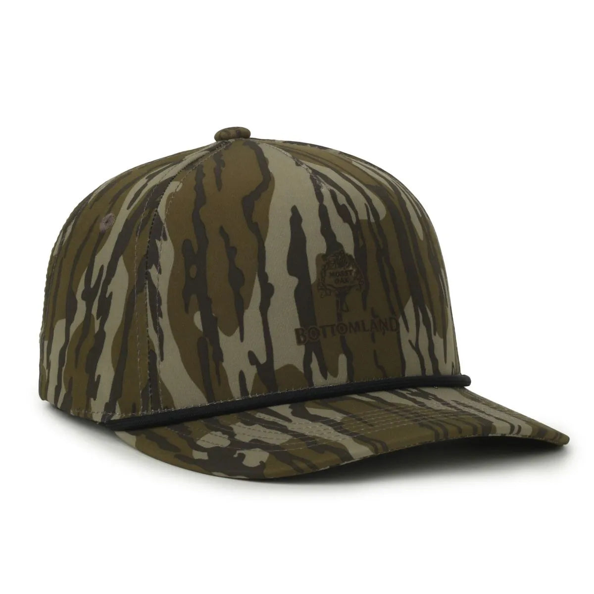 Outdoor Cap 550 Camo Performance 5-Panel Trucker Hat – High Crown Structured Cap with Moisture-Wicking Sweatband & Visor Cord