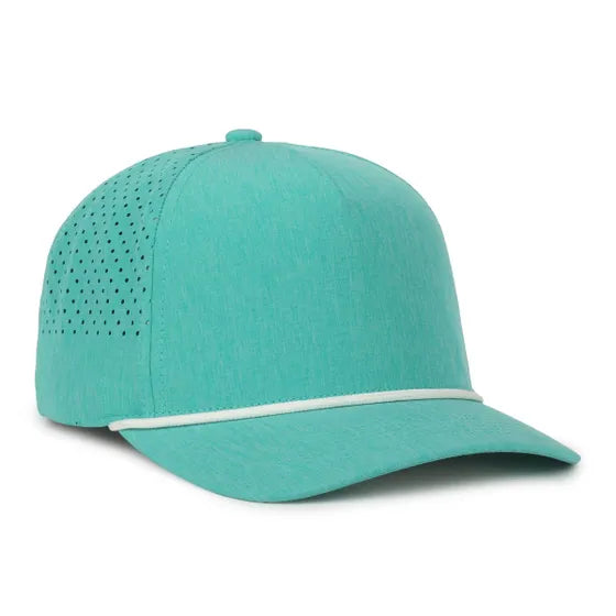 Outdoor Cap 551PF Performance Trucker Cap – High Crown Structured Hat with UPF 50+, Perforated Back Panels & Moisture-Wicking Sweatband