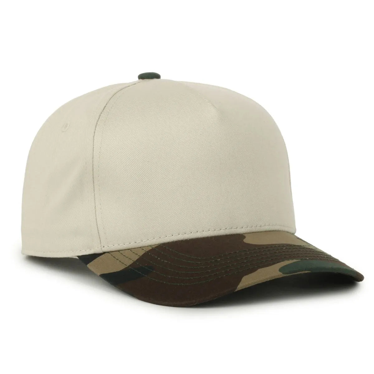 Outdoor Cap 560 Two-Tone 5-Panel Cap – High Crown, Structured Cotton Twill with Comfort Sweatband
