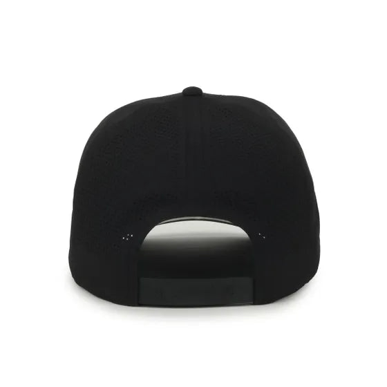 Outdoor Cap 660 Perforated Performance Polyester Cap w/Cord – Pro Mid Crown, Structured with Pre-Curved Visor