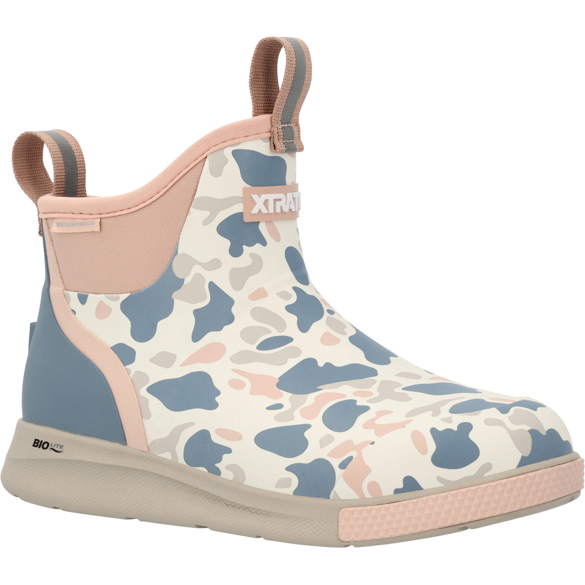 Xtratuf Women's Ankle Deck Sport - Ivory Duck Camo
