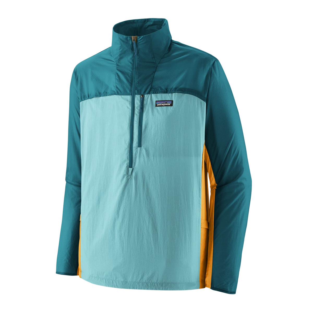 Patagonia Men's Houdini Stash 1/2 Zip Pullover - Snowmelt Blue