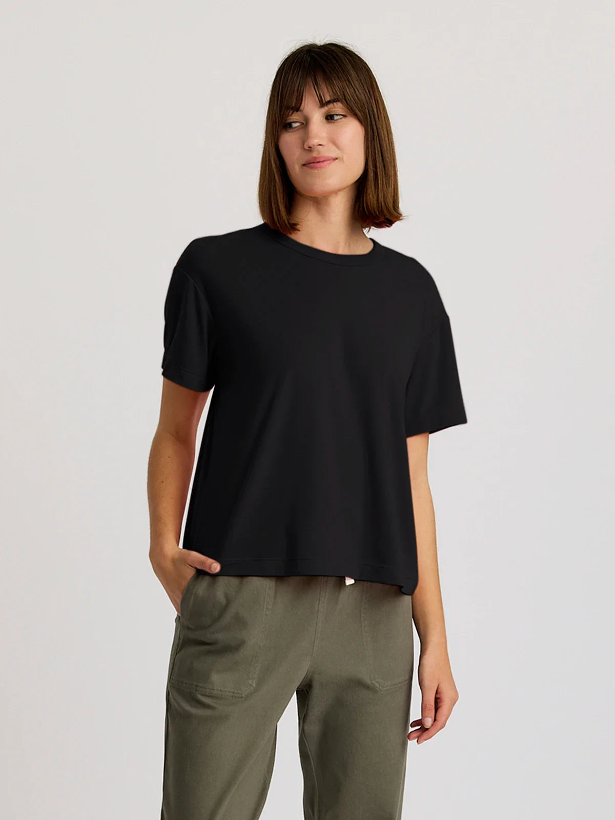 Free Fly Women's Elevate Lightweight Tee – Breathable & Performance-Ready