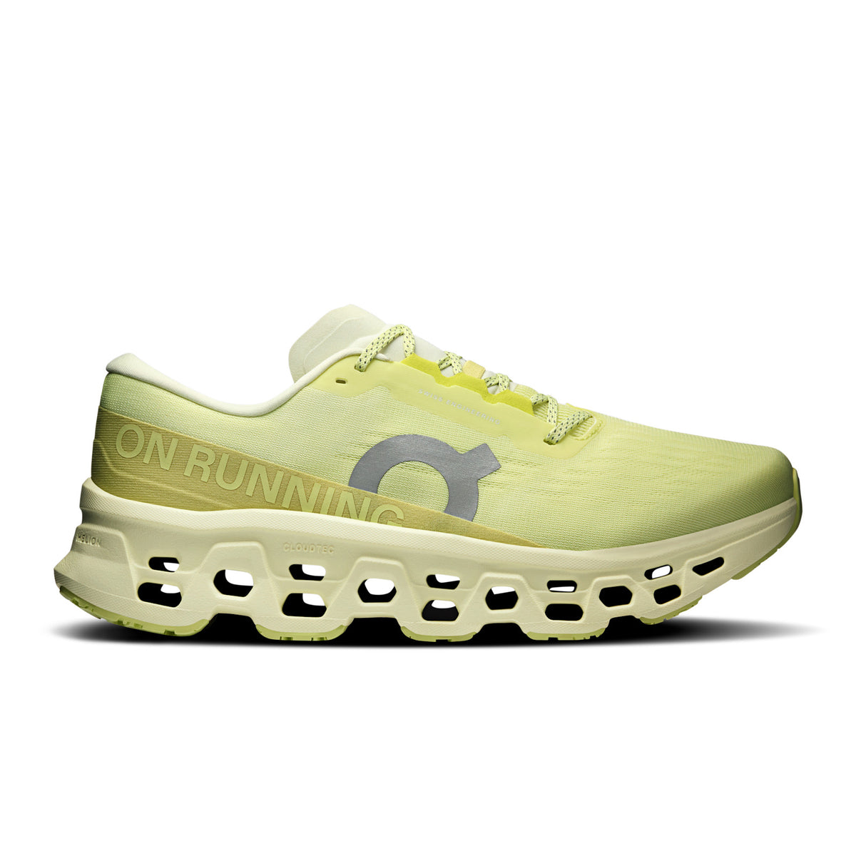 On Cloudmonster 3 Men's road running shoe in Limelight/Seedling