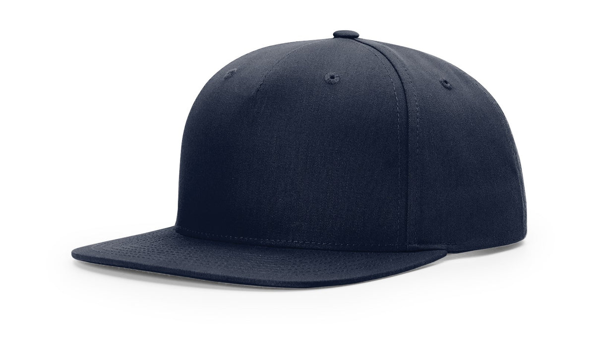 Richardson 255 Pinch-Front Structured Snapback Hat – 5-Panel Flat-Bill Cap OSFM