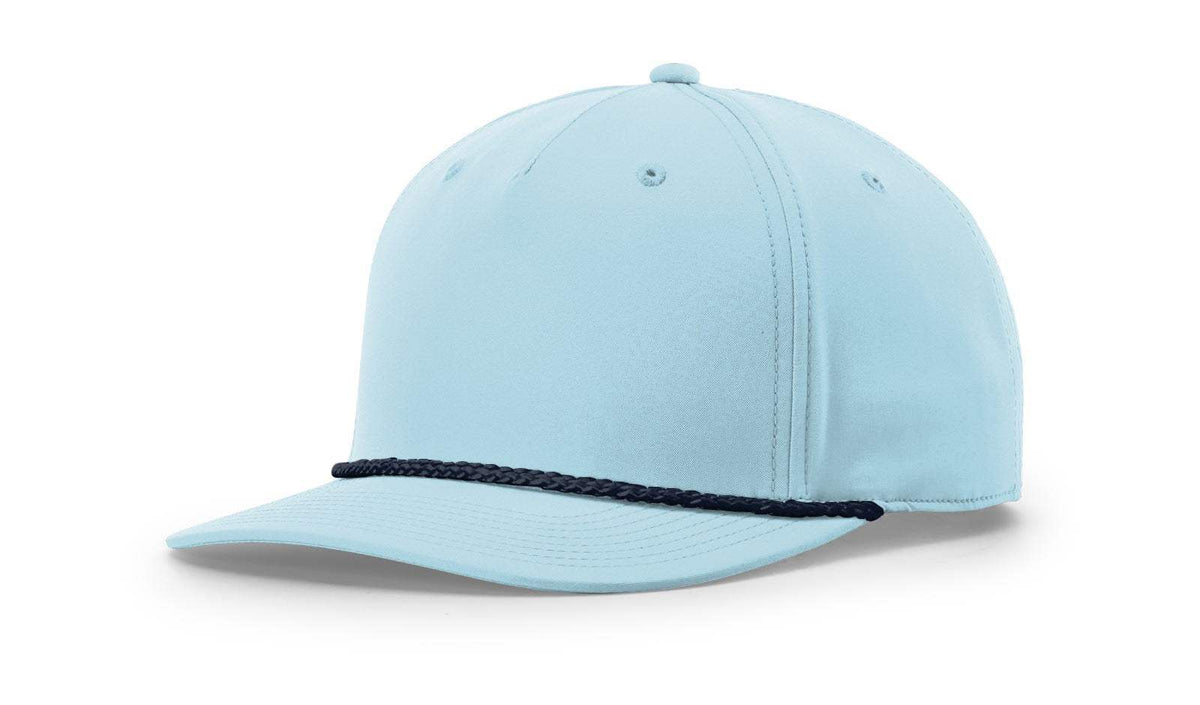 Richardson 258 Snapback Rope Hat Five Panel Classic Rope Cap Performance Polyester