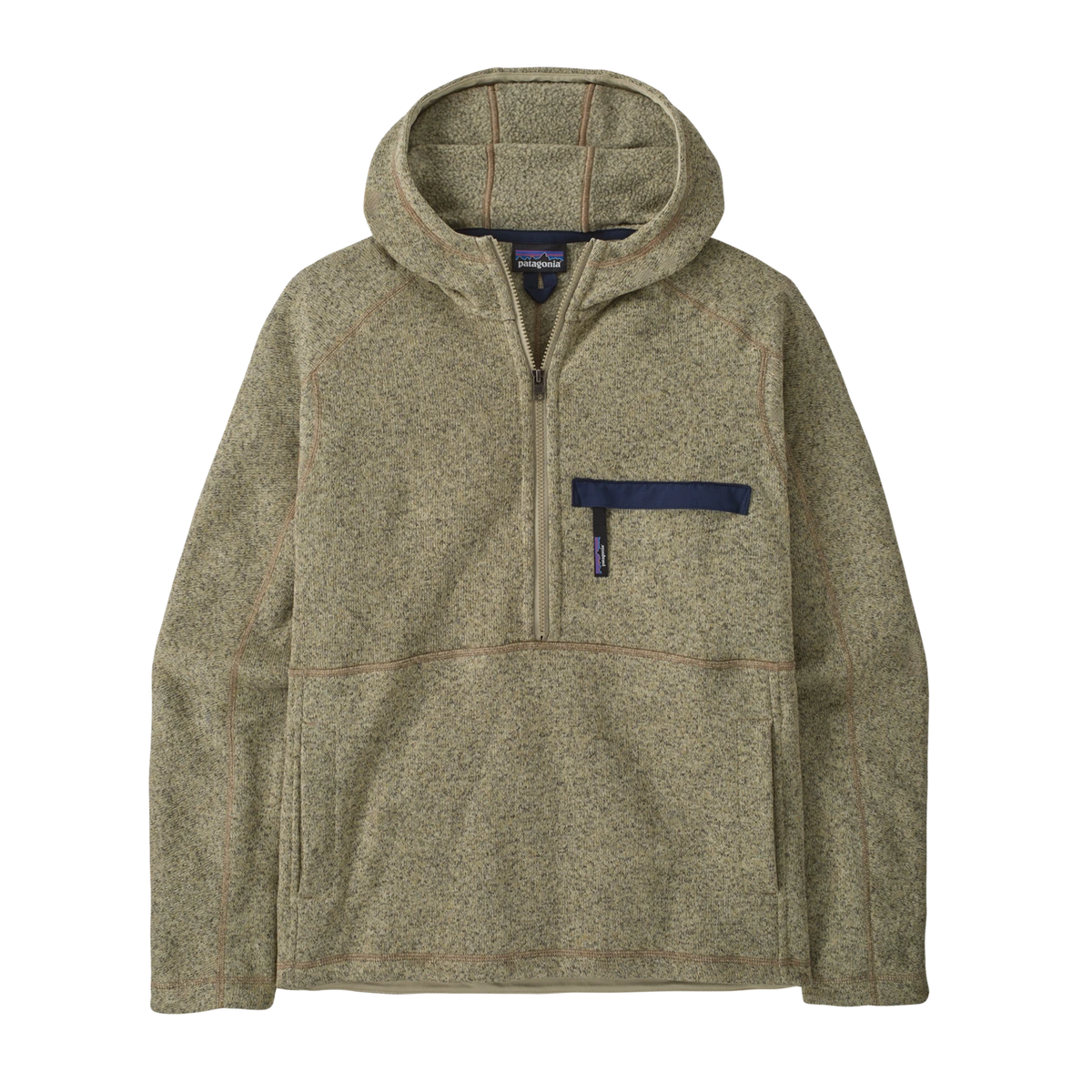 Patagonia Better Sweater 1/2 Zip Pullover - WEATHERED STONE