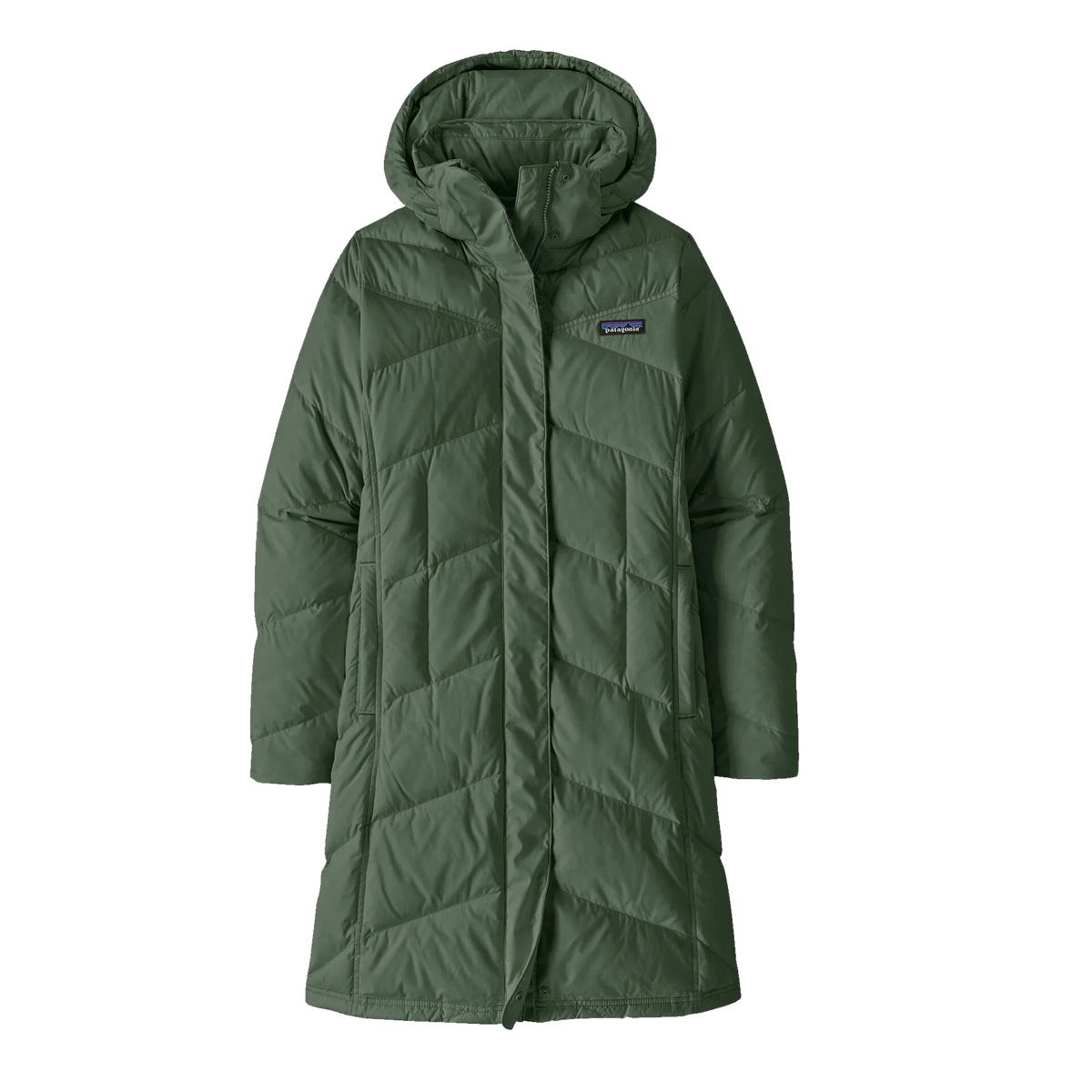 Patagonia Women's Down With It Parka in Canopy Green
