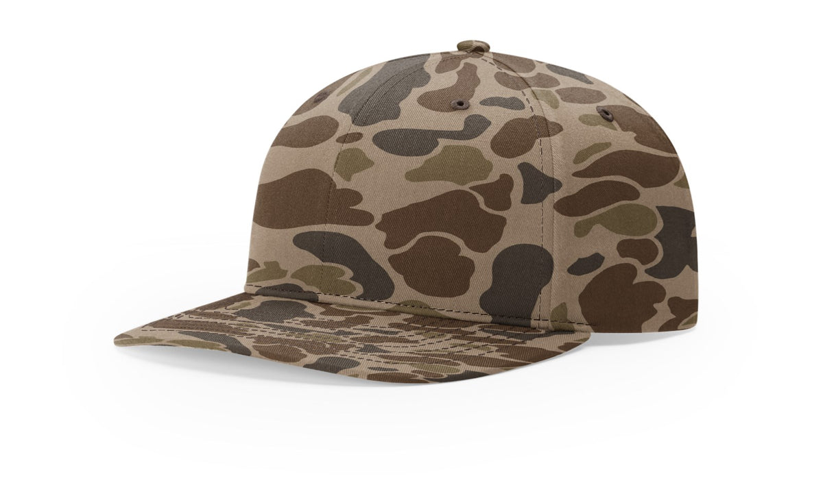 Richardson 312P Printed Casual Twill Cap – Mid Pro 6-Panel Adjustable Hat
