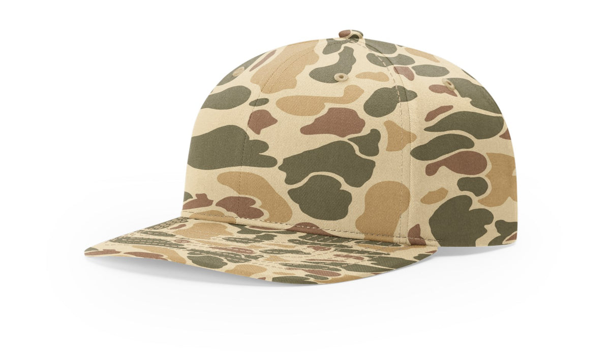 Richardson 312P Printed Casual Twill Cap – Mid Pro 6-Panel Adjustable Hat