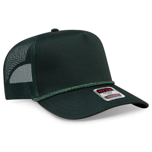 OTTO CAP® 39-071 - 5 Panel Mid Profile Mesh Back Trucker Hat 39-071