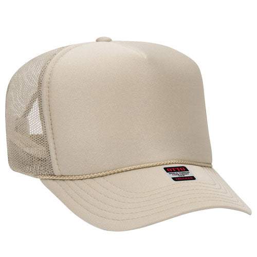 OTTO CAP 39-165 Foam Trucker Hat 5 Panel High Crown Trucker Cap - OSFM - OTTO 39