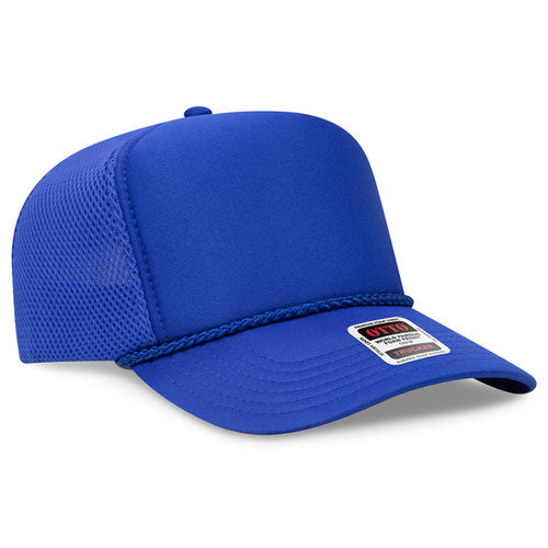 OTTO CAP® 39-166 - 5 Panel High Crown Air Mesh Back Trucker Hat
