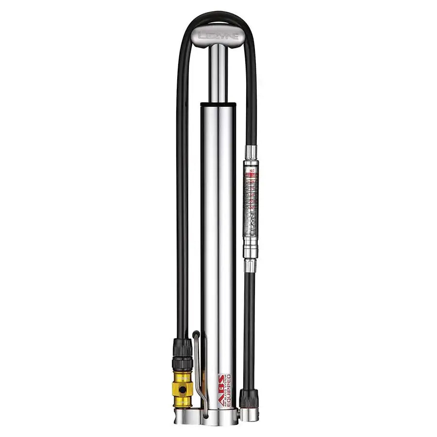 Lezyne, Micro Floor Drive HV, Pump, 90psi, Silver, No Gauge
