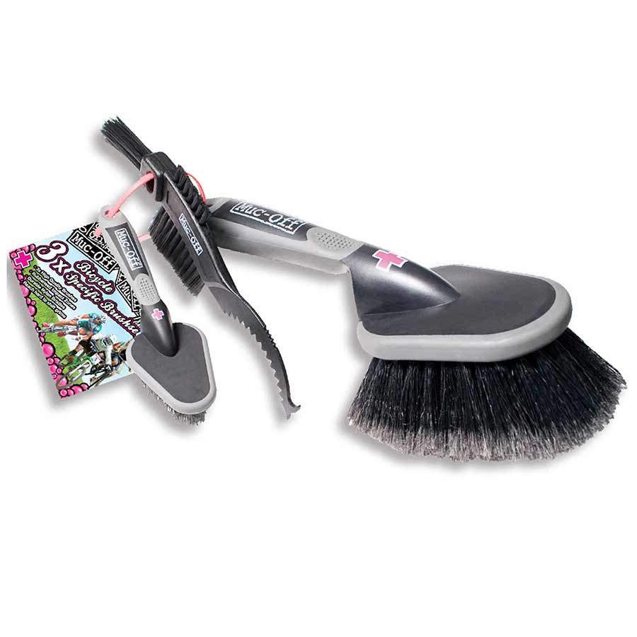 Muc-Off 5-Piece Bike Cleaning Brush Set – Complete Bicycle Cleaning Kit with Storage Bag
