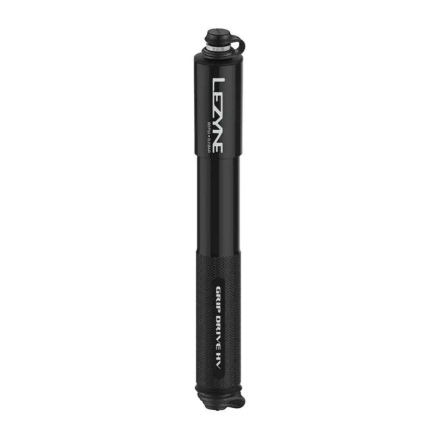 Lezyne, Grip Drive HV, Pump, ABS Flip Chuck, 90PSI, Black, S, 186 mm